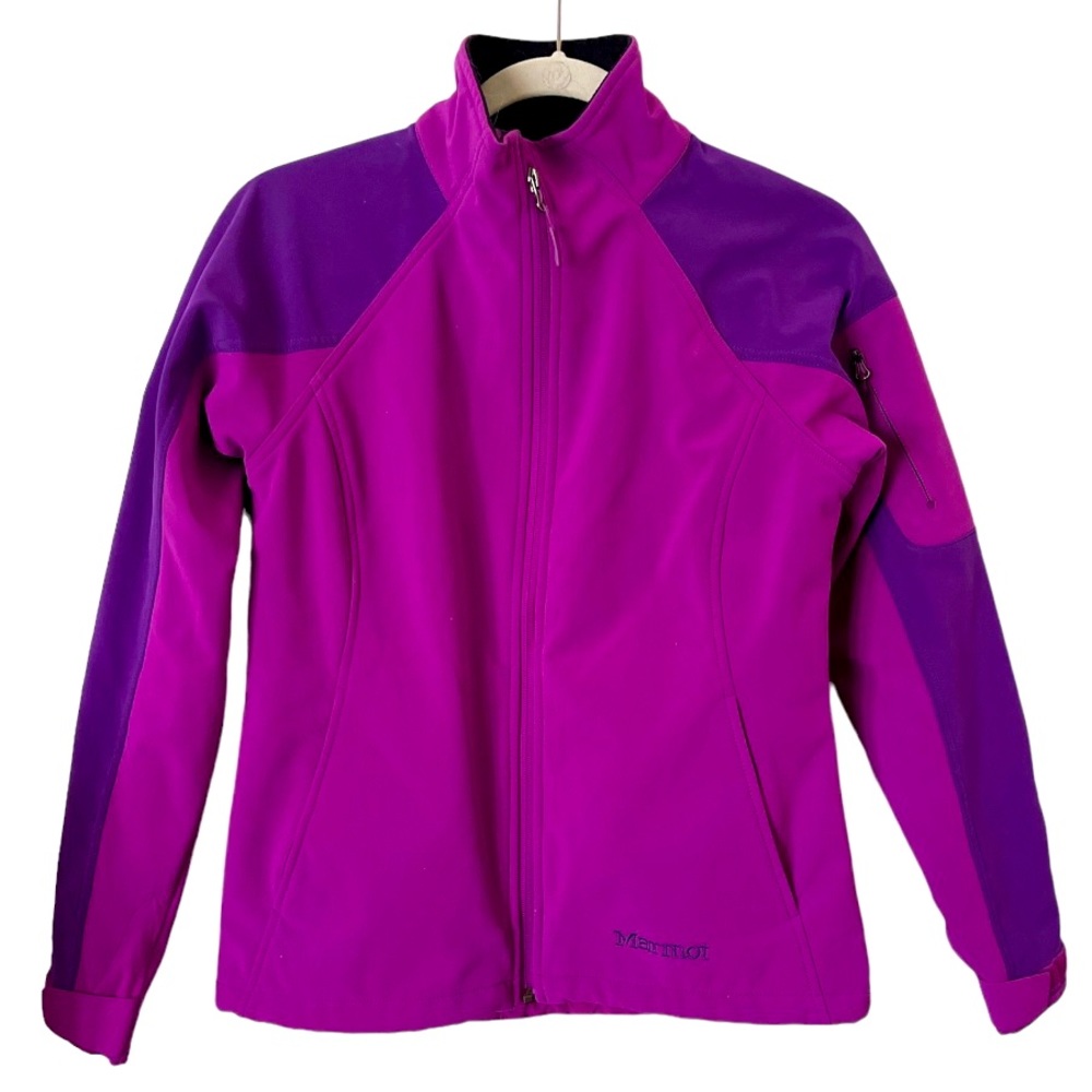 Marmot Purple Cold Weather Soft‎ Shell Jacket S